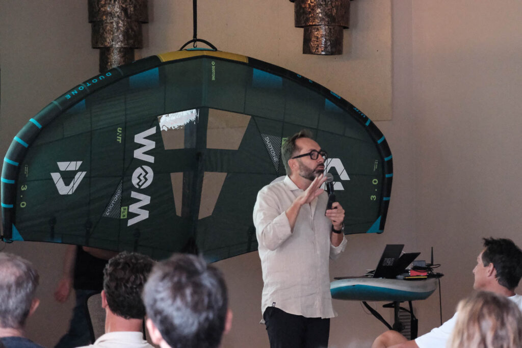 David Gerdolle pendant sa présentation au WoM Congress 2026 à Tarifa