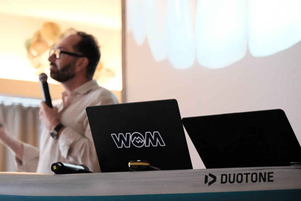 David Gerdolle pendant sa présentation au WoM Congress 2026 à Tarifa