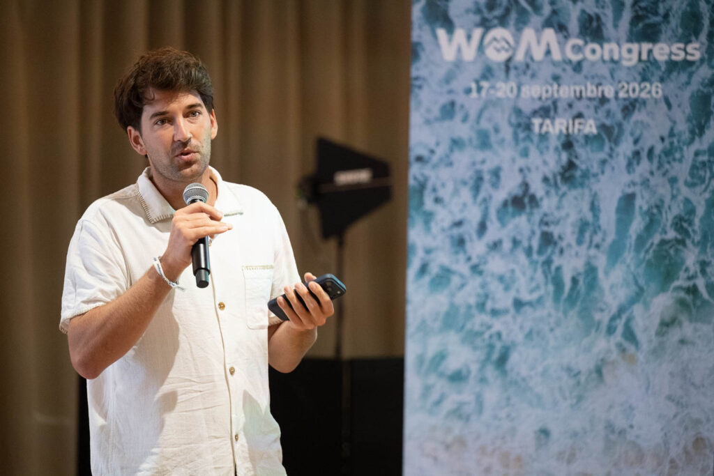 Portrait de Marc Gaudin au WoM Congress 2026 à Tarifa